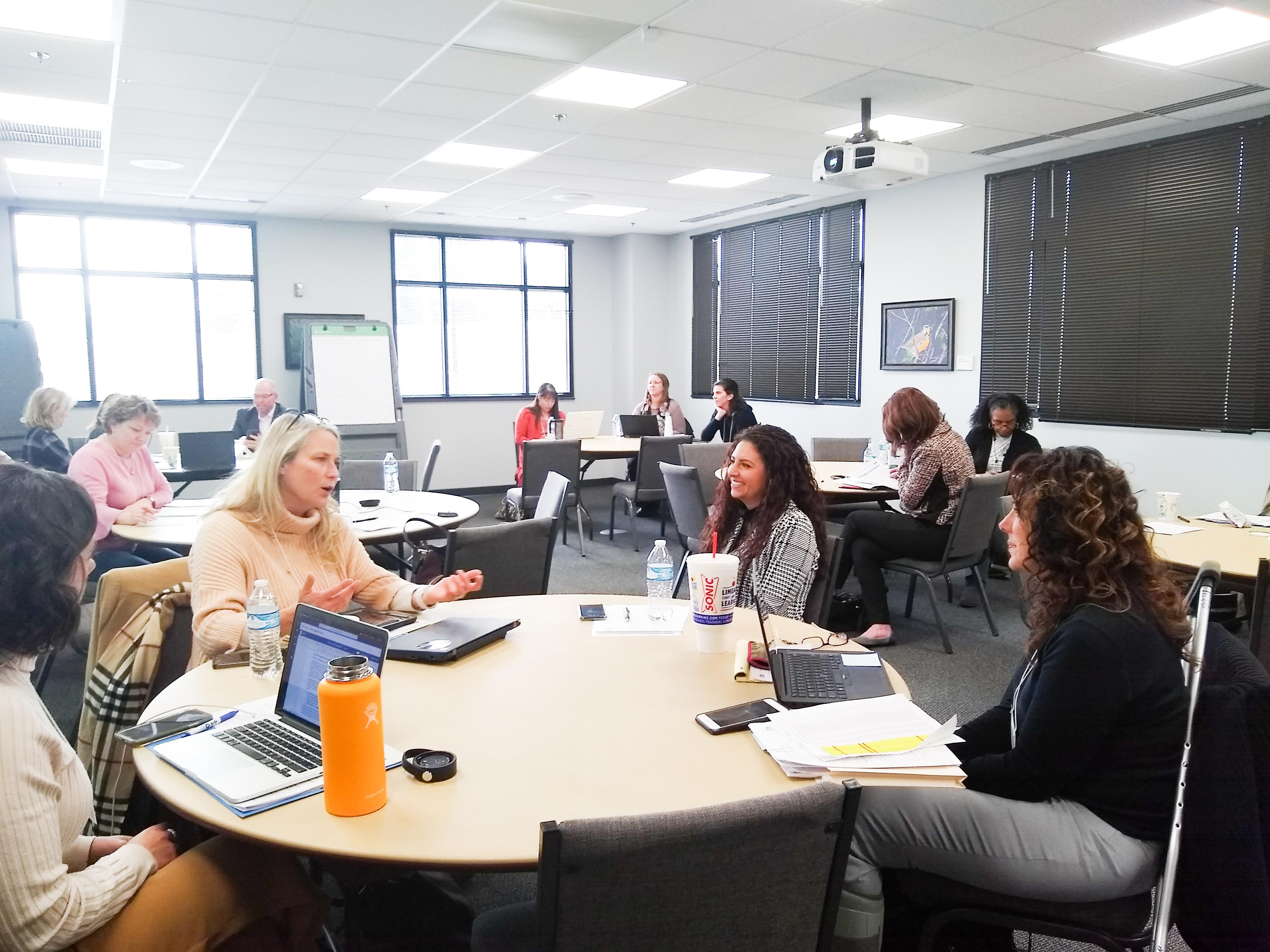 November 2019 Meeting - People at Tables